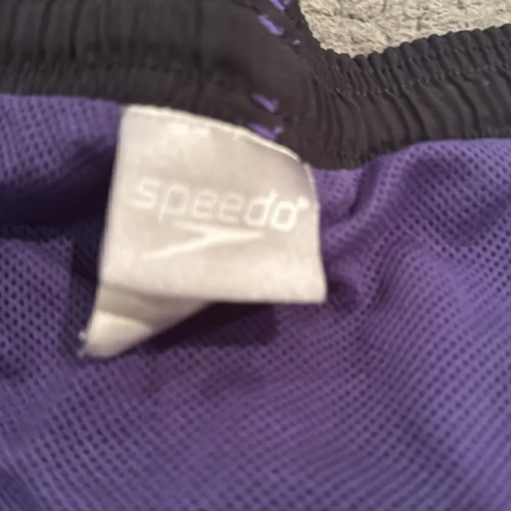 Speedo Swim Trunks Purple Men’s Swimwear Size XL Drawstring